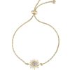 Bracelets Ettika | Eclipse 18K Gold Plated Adjustable Crystal Bracelet