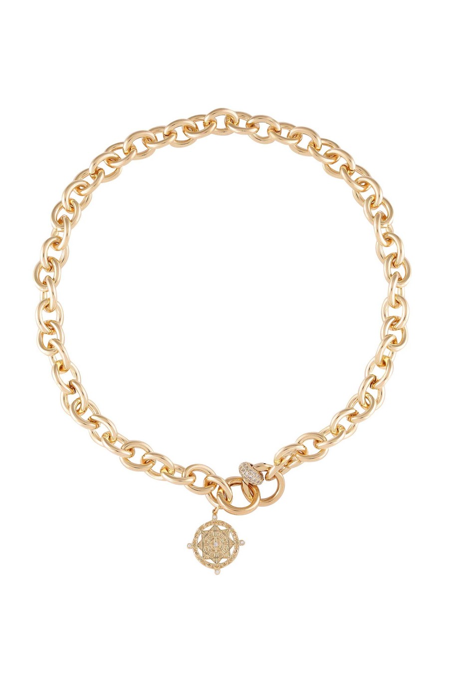 Necklaces Ettika | Cruisin' 18K Gold Plated Chain Link & Charm Necklace