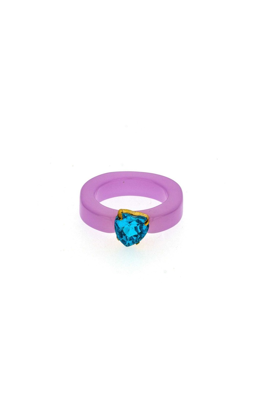 Rings Ettika | Lovely Resin Crystal Heart Ring