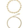 Anklets Ettika | Mixer 18K Gold Plated Anklet Set