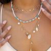 Necklaces Ettika | Morocco Turquoise Beaded 18K Gold Plated Necklace Set