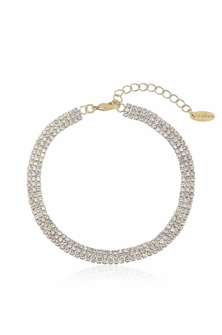 Anklets Ettika | Unexpected Sparkle 18K Gold Plated Anklet