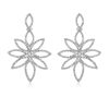 Earrings Ettika | Crystal Bouquet Silver Plated Earrings